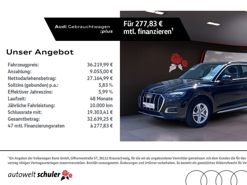 Audi Q5 44.166 km 36.220 € Villingen-Schwenningen 78052