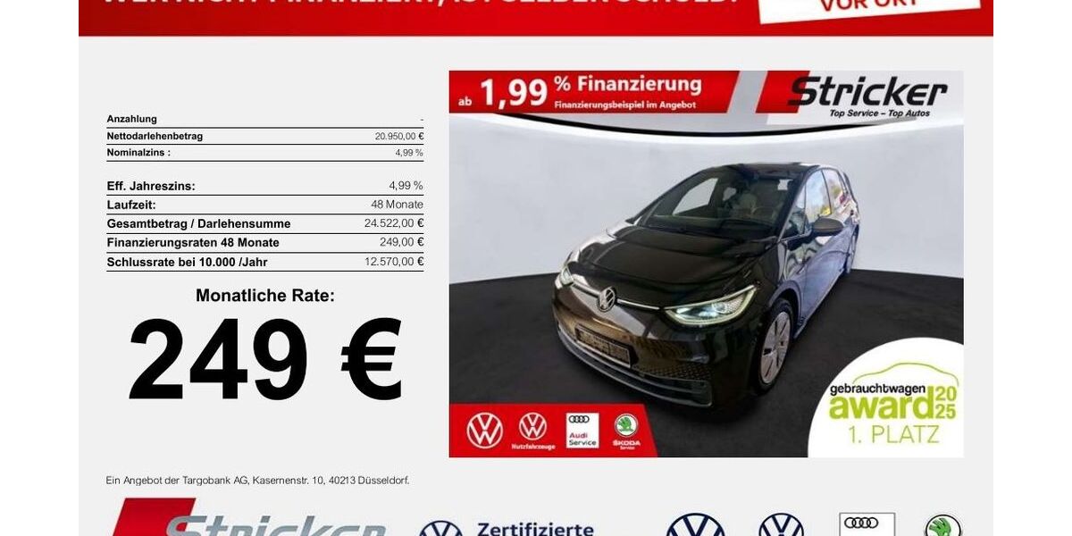 VW ID.3 47.191 km 20.949 &euro; Horn-Bad Meinberg 32805