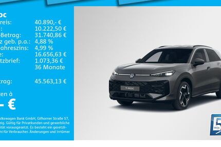 VW T-Roc 3.000 km 40.890 &euro; München 80935