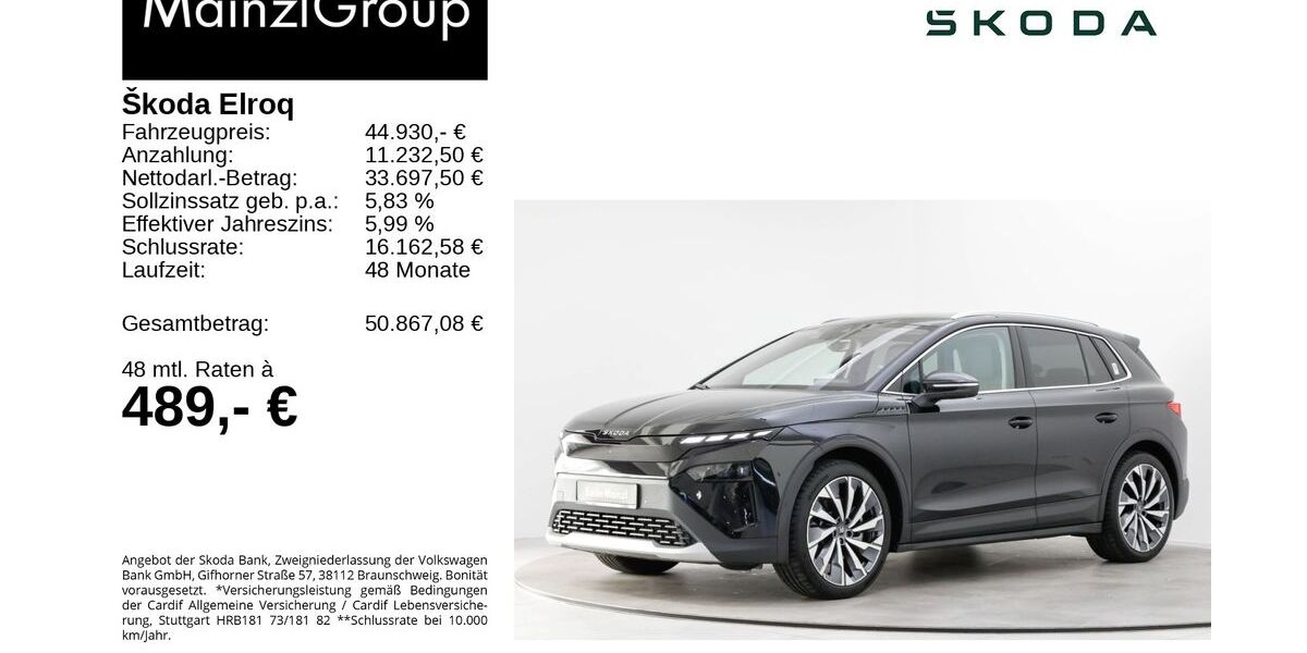 Skoda Elroq 6.000 km 44.330 &euro; Feldkirchen/Westerham 83620