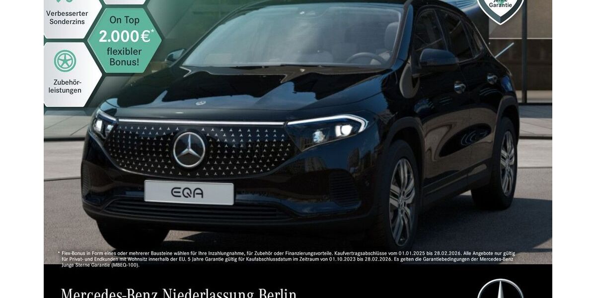 Mercedes-Benz EQA 12.109 km 38.490 € Berlin 12681