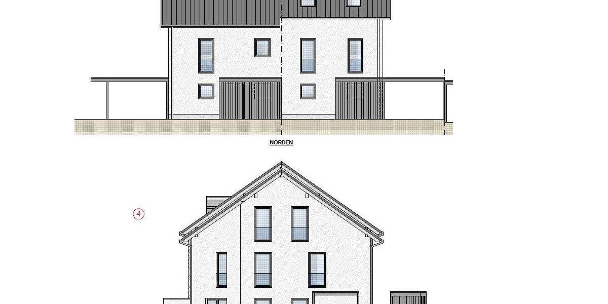 Effizienzhaus 55 - zinsgünstiger Förderkredit über 100.000,- EUR - große Doppelhäuser zum Ausbauen 6 zimmer