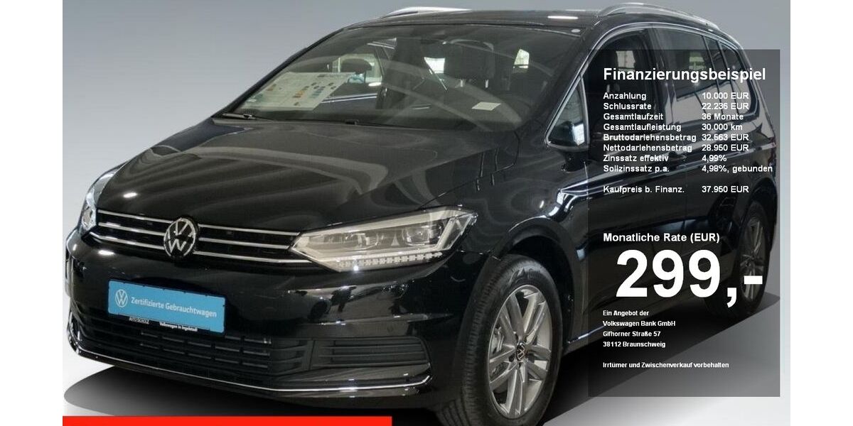 VW Touran 7.400 km 36.950 &euro; Ingolstadt 85053