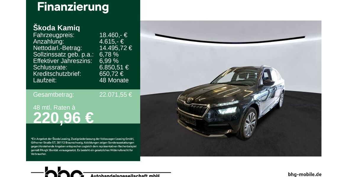 Skoda Kamiq 51.498 km 17.860 &euro; Freudenstadt 72250