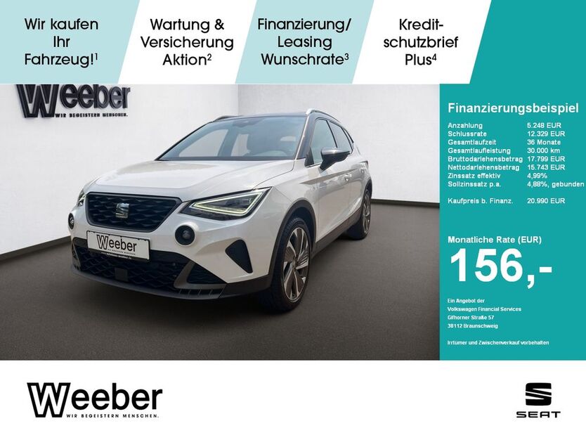 Seat Arona 10.136 km 20.980 € Herrenberg 71083