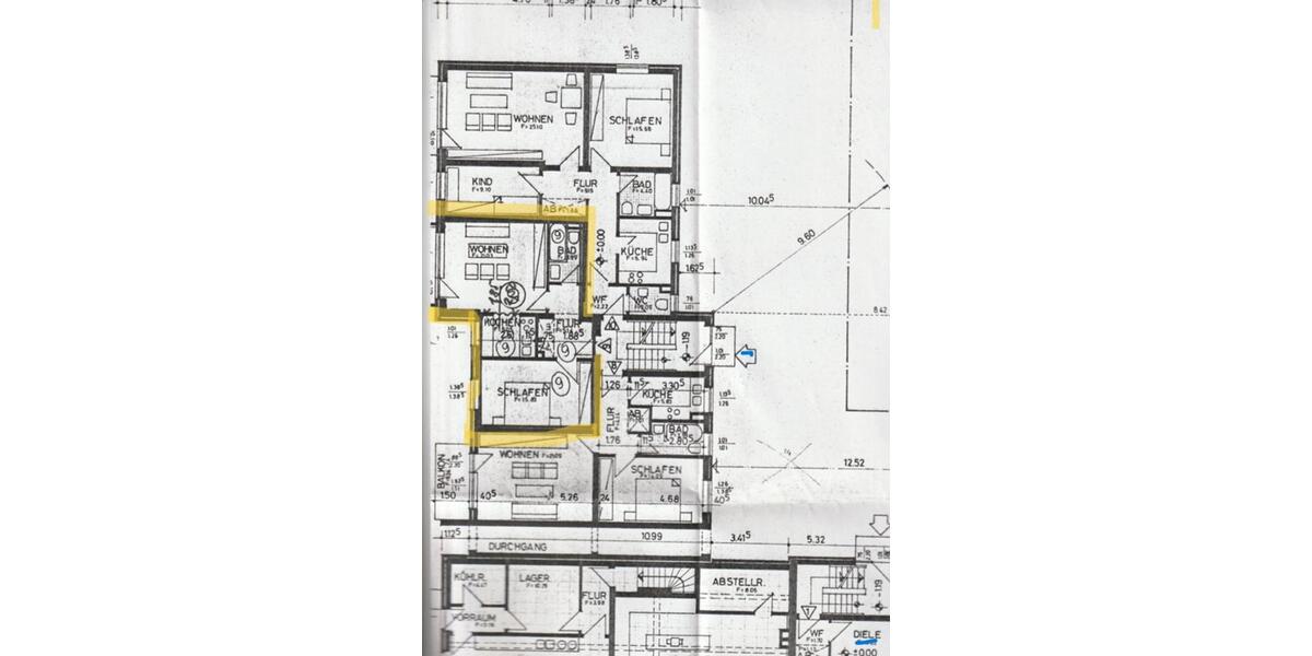 Hochparterre Wunstorf - 2 Zimmer, 52 m&sup2;, 140.000&euro; | Angebot:25410301