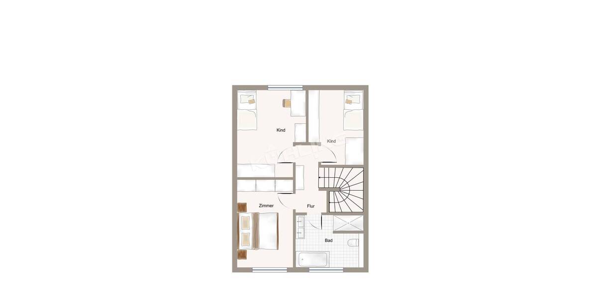 Reihenmittelhaus Vechta - 4 Zimmer, 96 m&sup2;, 359.000&euro; | Angebot:26419063