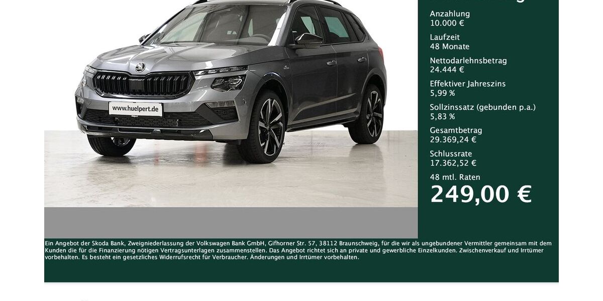 Skoda Kamiq 5.794 km 34.444 &euro; Dortmund 44269
