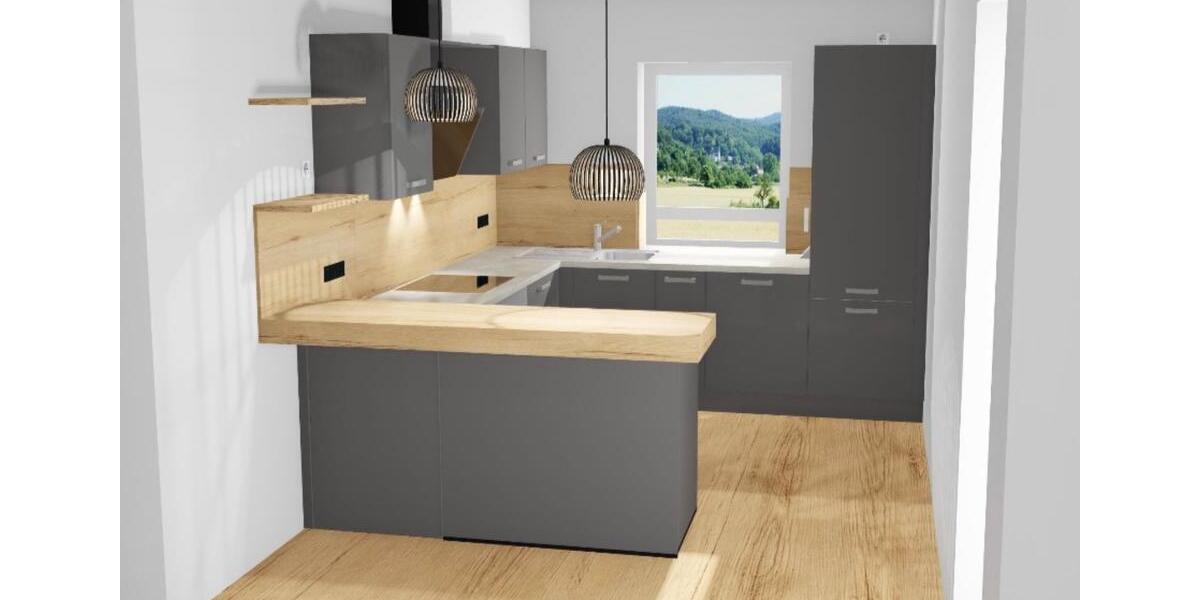 3-Zimmer Wohnung Erstbezug, Einbauküche, Garage, Terrasse, Garten 3 zimmer