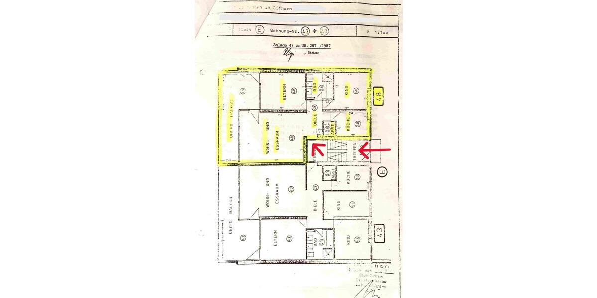 Etagenwohnung Gifhorn - 3 Zimmer, 84 m&sup2;, 219.000&euro; | Angebot:25592252