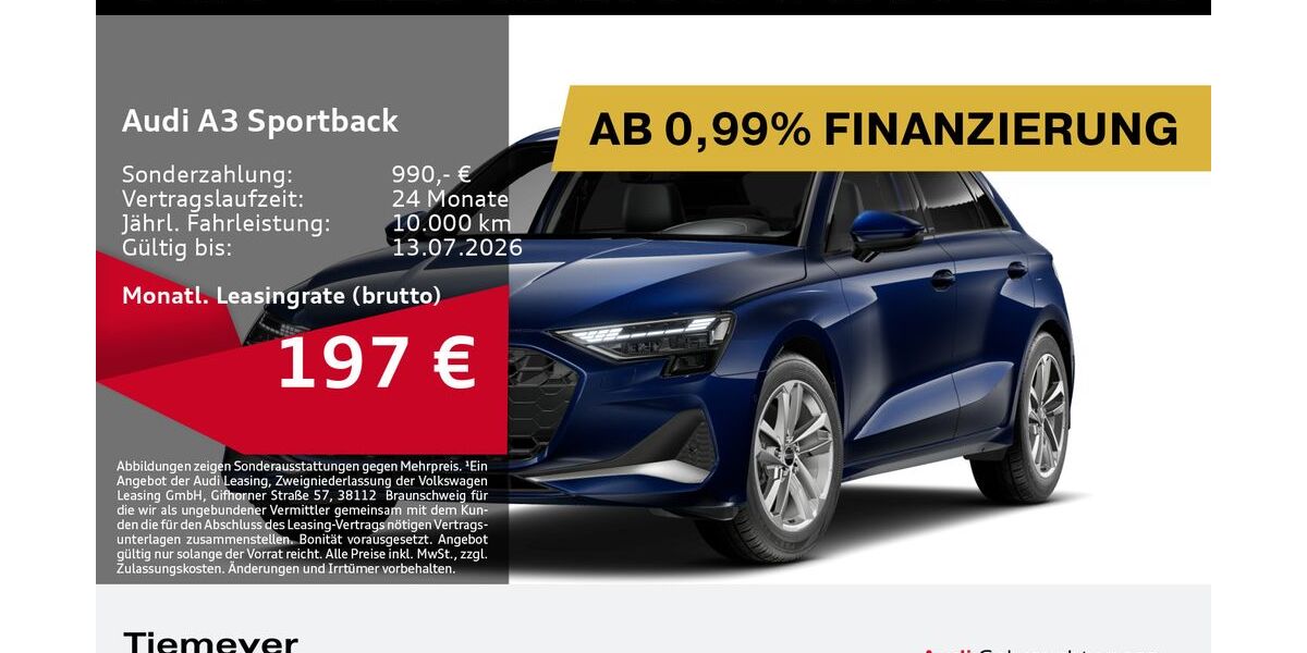 Audi A3 22.179 km 28.710 &euro; Lüdenscheid 58511