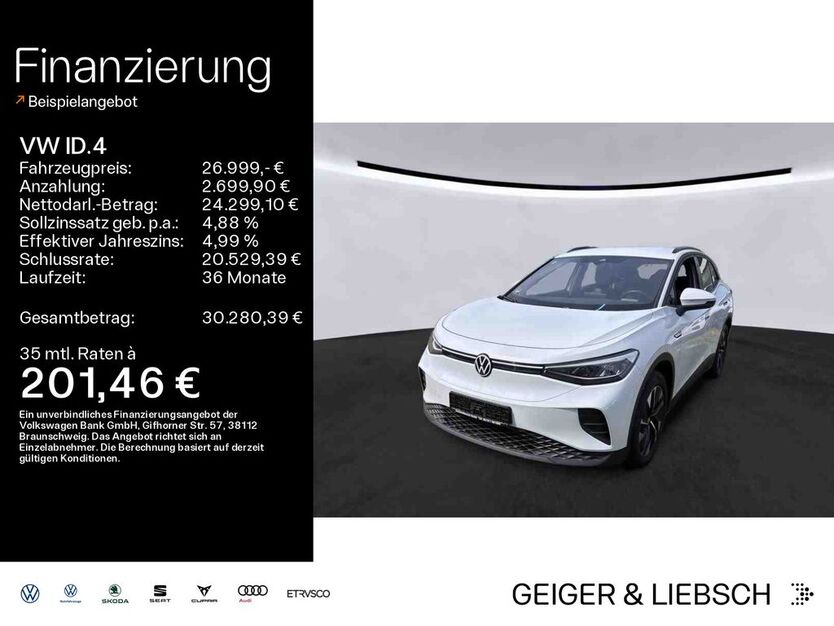 VW ID.4 42.200 km 26.999 € Linsengericht 63589