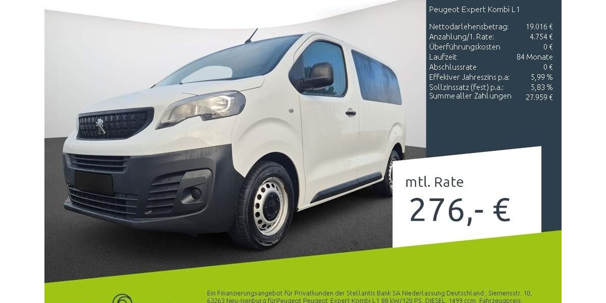 Peugeot Expert 39.164 km 24.475 &euro; Münster - Amelsbüren 48163