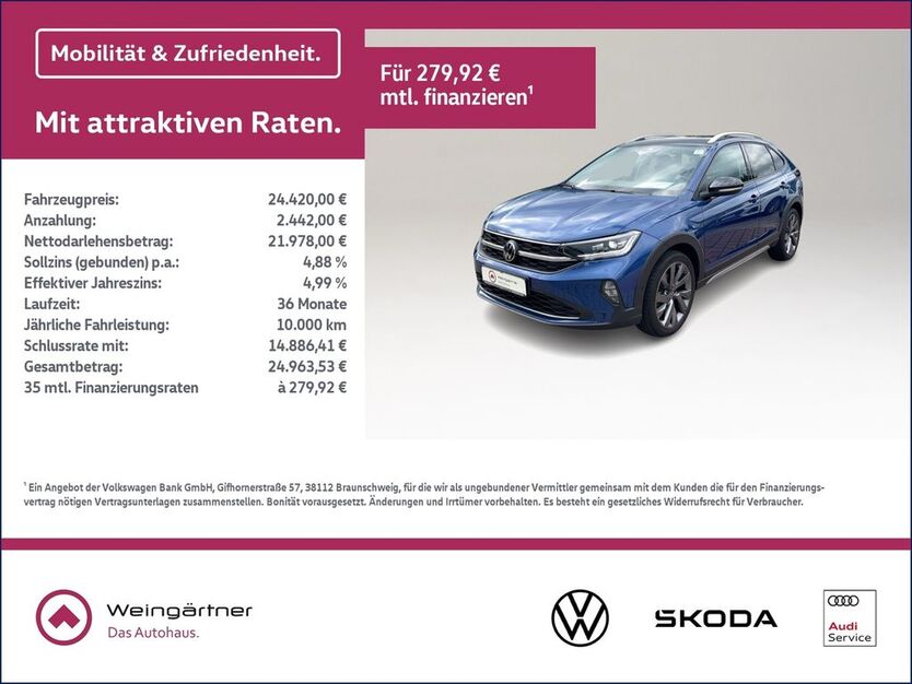 VW Taigo 42.100 km 24.420 € Miesbach 83714