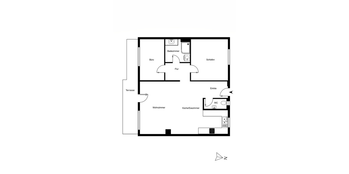 Etagenwohnung Velten - 3 Zimmer, 90 m&sup2;, 395.000&euro; | Angebot:23999863