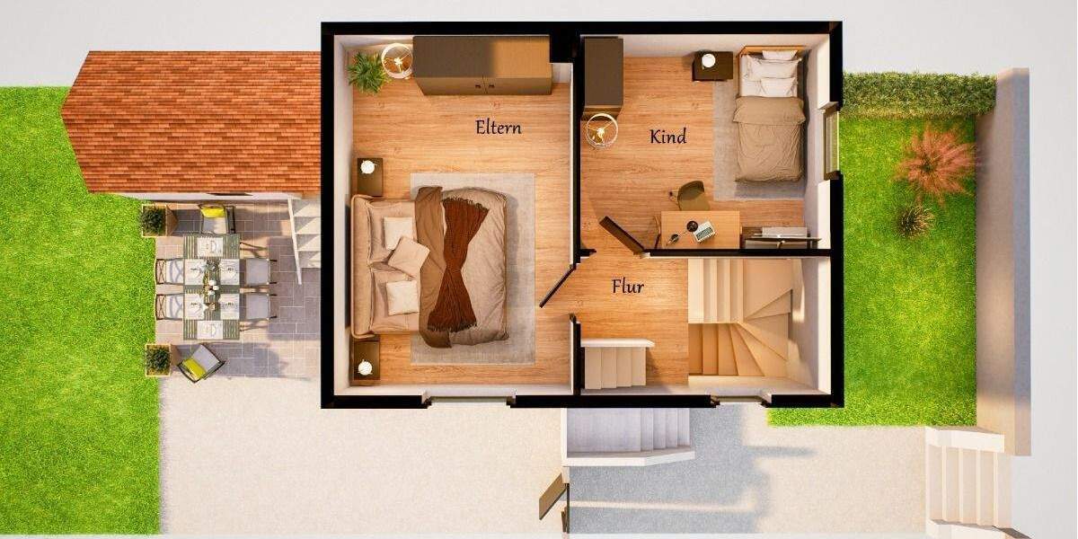 Reihenendhaus Gelsenkirchen Hassel - 3 Zimmer, 77 m&sup2;, 219.000&euro; | Angebot:25726800