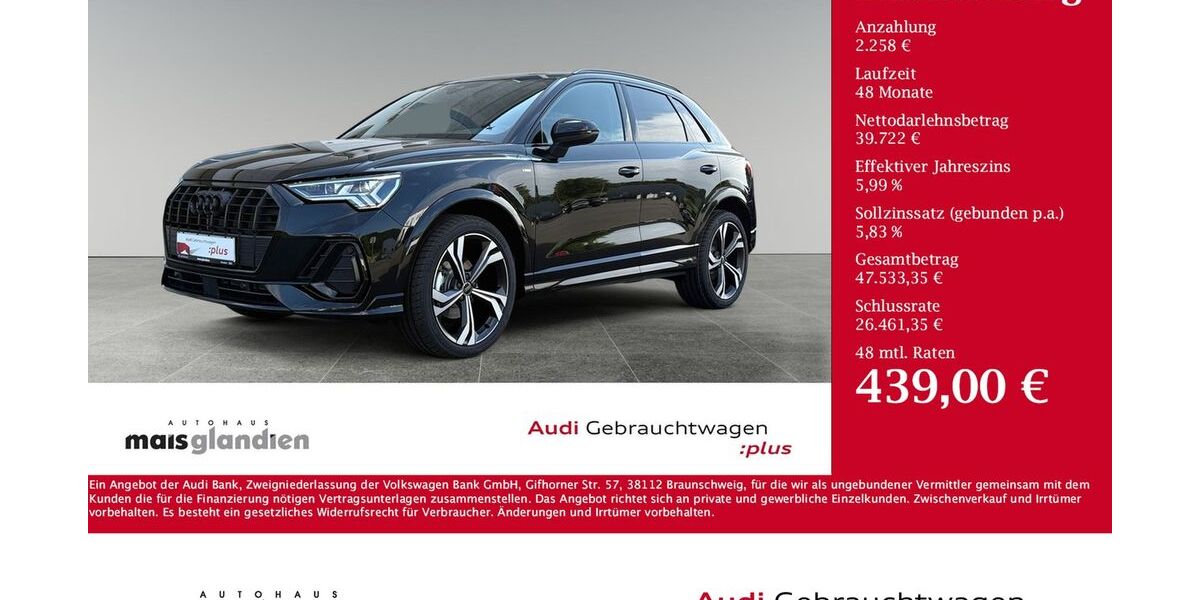 Audi Q3 14.269 km 41.980 &euro; Pronsfeld 54597