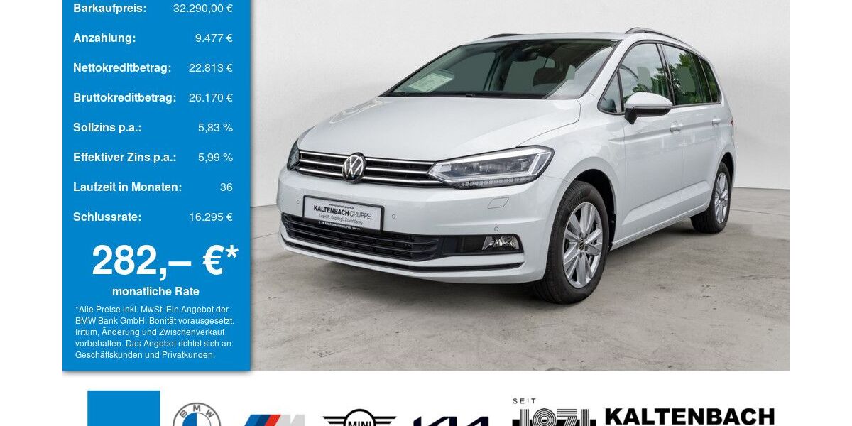 VW Touran 9.809 km 32.290 &euro; Arnsberg 59823