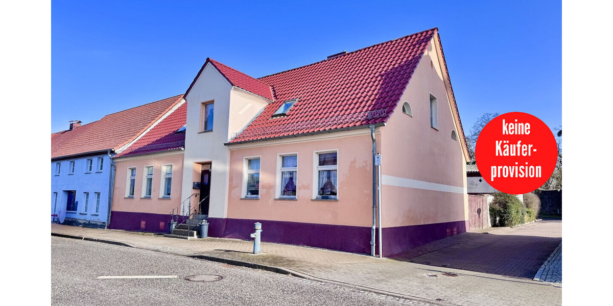 HORN IMMOBILIEN ++ großes Einfamilienhaus in Brüssow bei Löcknitz - Einfamilienhaus Brüssow | Angebot:25961058
