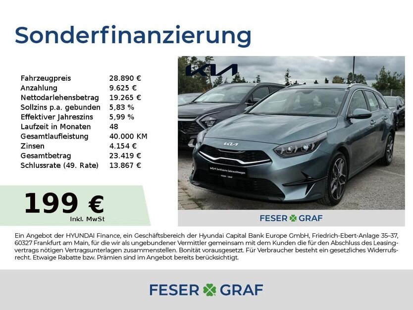 Kia ceed Sportswagon 6.996 km 26.850 € Roth 91154