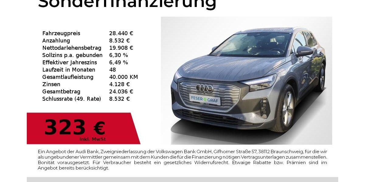 Audi Q4 e-tron 76.800 km 28.440 &euro; Nürnberg 90411