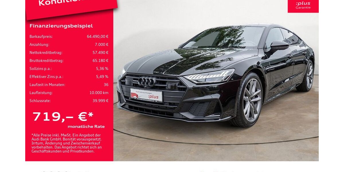 Audi A7 15.680 km 63.490 &euro; Potsdam 14482