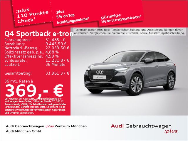 Audi Q4 e-tron 37.130 km 31.485 &euro; Eching 85386