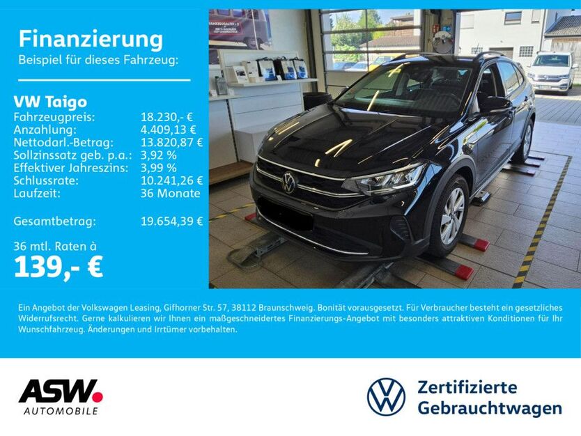 VW Taigo 30.500 km 18.230 € Sinsheim 74889