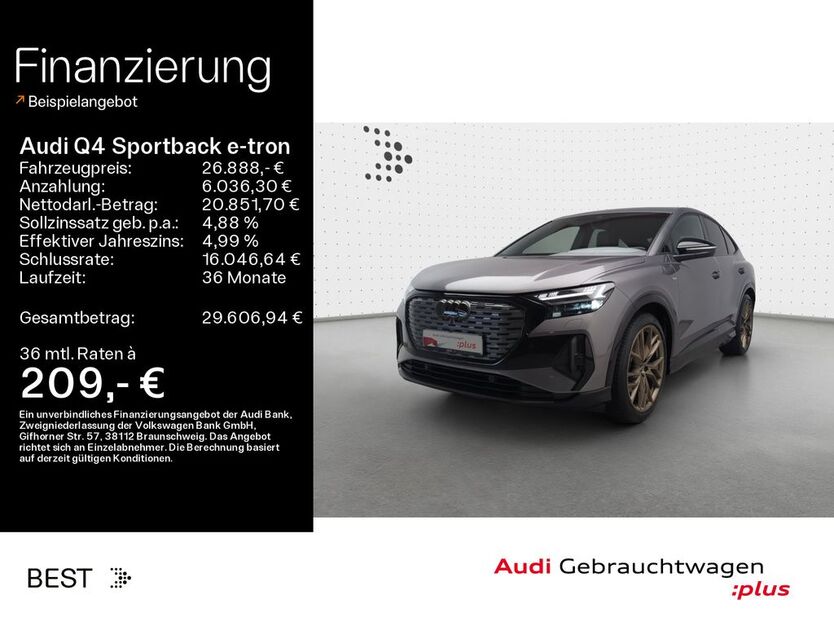 Audi Q4 e-tron 47.900 km 26.888 € Mühlheim 63165