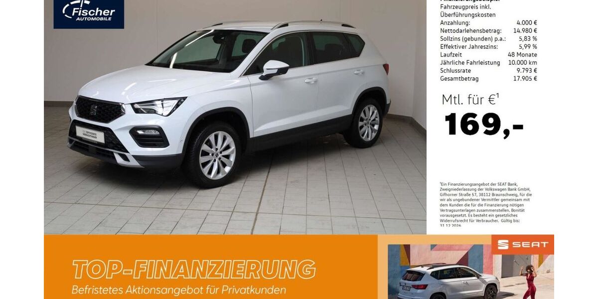 Seat Ateca 77.851 km 18.980 &euro; Amberg 92224