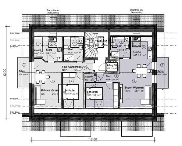 Erdgeschoßwohnung Hohenroth - 4 Zimmer, 97 m&sup2;, 318.813&euro; | Angebot:26995656