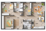 Bungalow Krauthausen Pferdsdorf-Spichra - 5 Zimmer, 102 m&sup2;, 293.790&euro; | Angebot:26065591