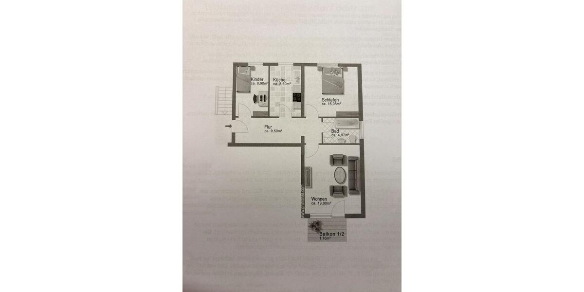 Terrassenwohnung Altdorf - 3 Zimmer, 68 m&sup2;, 289.000&euro; | Angebot:26124081