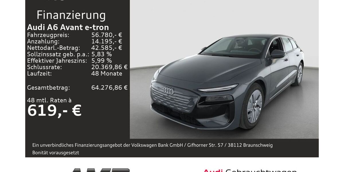 Audi A6 e-tron 13.330 km 56.780 &euro; Borna 04552