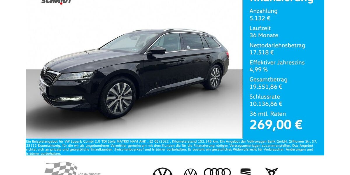 Skoda Superb 102.146 km 21.890 € Bernsdorf 09337