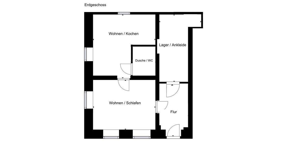 Erdgeschoßwohnung Weilheim in Oberbayern - 2 Zimmer, 57 m&sup2;, 908&euro; | Angebot:26033528