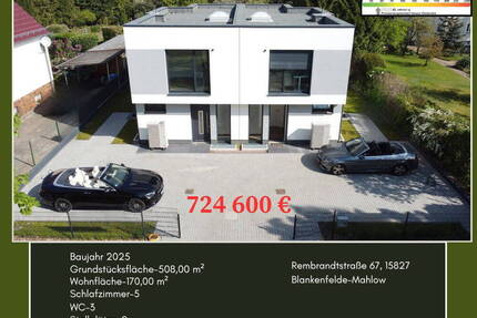 Modernes Neubau-Haus 2025 (A+) mit EinliegerWohnung - 170 m², 5 SZ, 3 Bäder, provisionsfrei