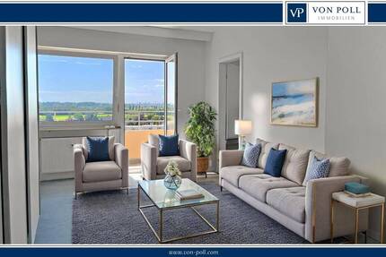 Über den Dächern Weinheims - 2-Zimmer-Wohnung mit traumhaftem Fernblick 2 zimmer