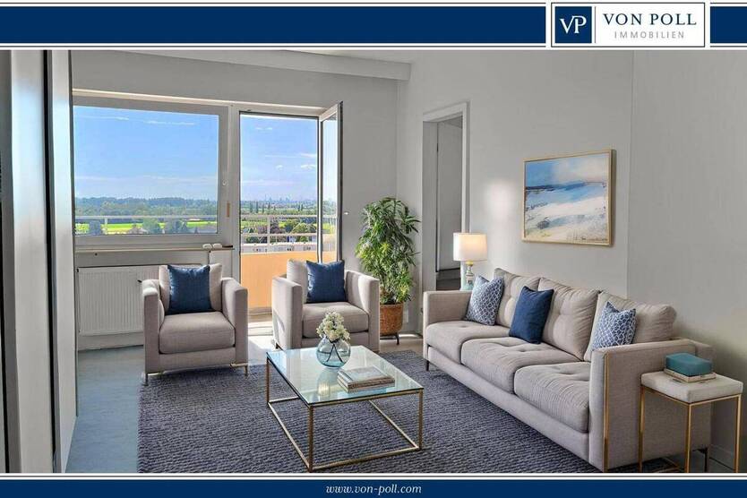 Über den Dächern Weinheims - 2-Zimmer-Wohnung mit traumhaftem Fernblick 2 zimmer