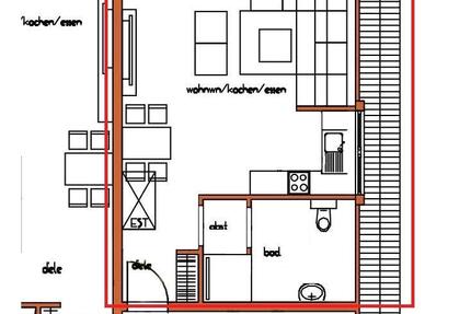 1 Zimmerwohnung Neubau Balkon Stellplatz 1 zimmer