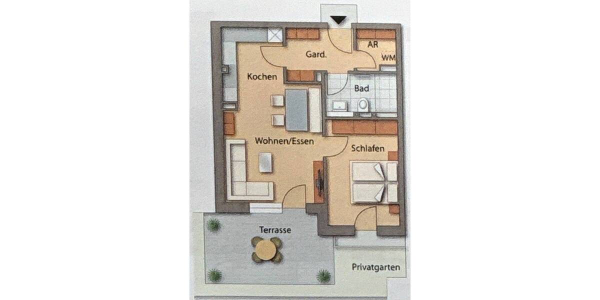 Etagenwohnung Neumarkt in der Oberpfalz Neumarkt - 2 Zimmer, 61 m&sup2;, 980&euro; | Angebot:26433186
