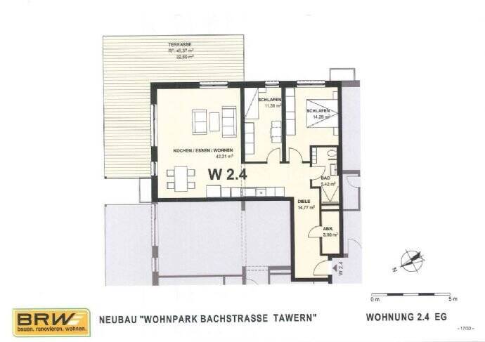 Etagenwohnung Tawern - 3 Zimmer, 113 m&sup2;, 415.000&euro; | Angebot:26277286