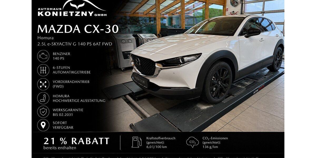 Mazda CX-30 4.503 km 26.890 &euro; Garmisch-Partenkirchen 82467