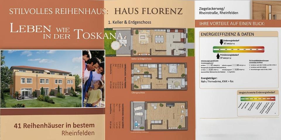 Reihenhaus Rheinfelden (Baden) - 5.5 Zimmer, 142 m&sup2;, 650.000&euro; | Angebot:26268163