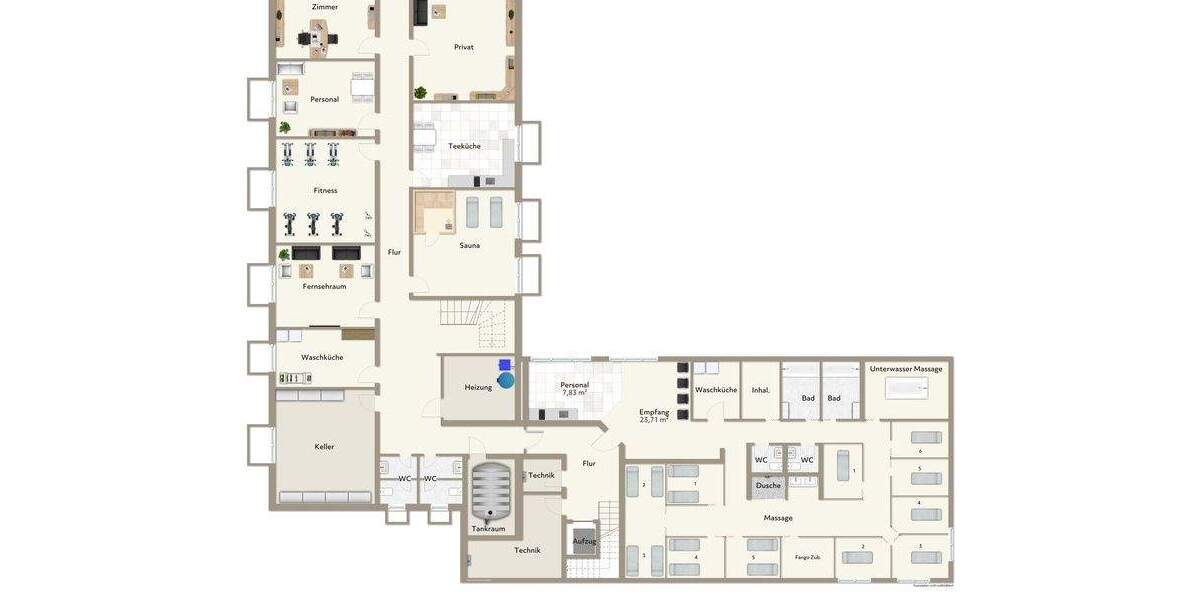 Gewerbeobjekt Bad Birnbach Asenham - 2 Zimmer, 1.850.000&euro; | Angebot:25747948