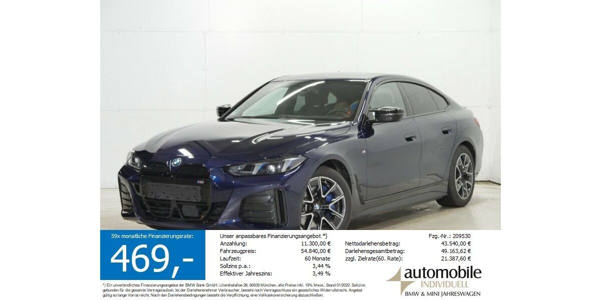 BMW i4 19.300 km 54.640 &euro; Paderborn 33100