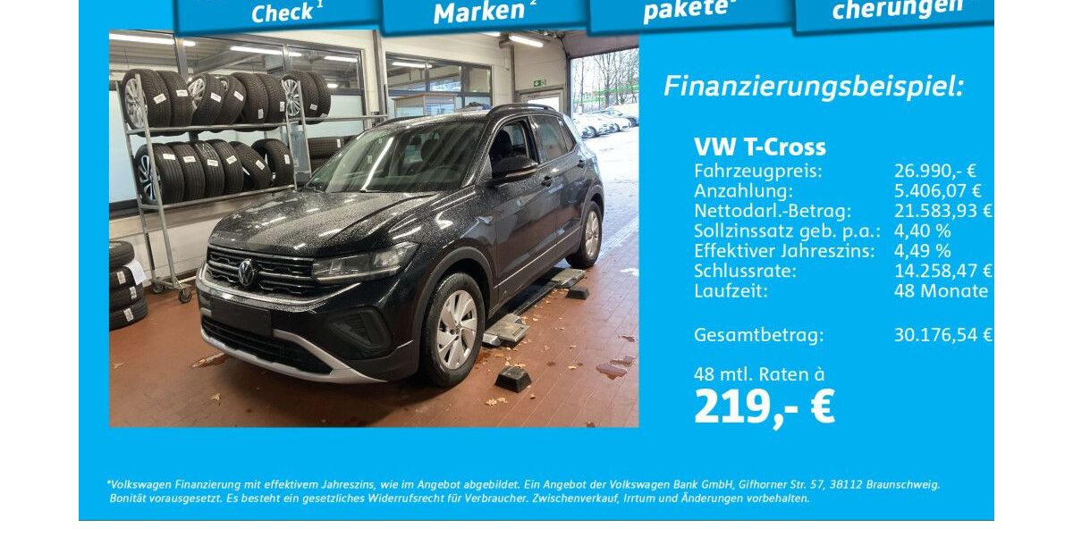 VW T-Cross 17.430 km 24.990 € Glinde 21509