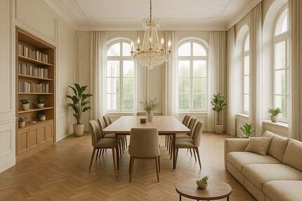 Maisonette Luxus-Altbauwohnungen + Balkon zum Mitgestalten - Theaterwall Braunschweig 8 zimmer