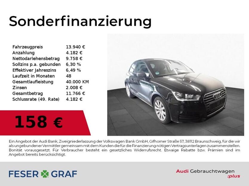 Audi A1 78.600 km 13.940 € Nürnberg 90411