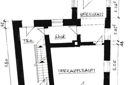 1. Obergeschoß: Lagerraum Abstellraum Werkstatt Hobbyraum 3 zimmer